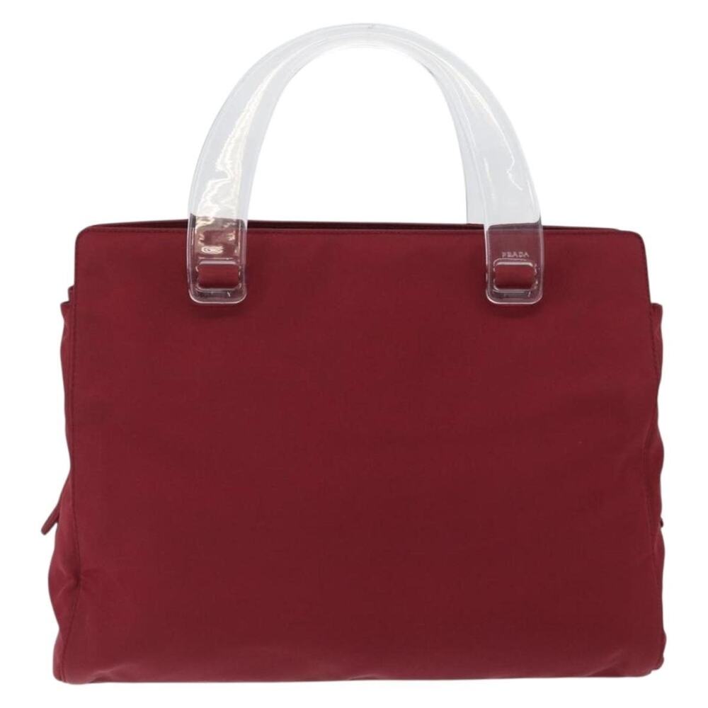 Prada Tessuto Handbag Red